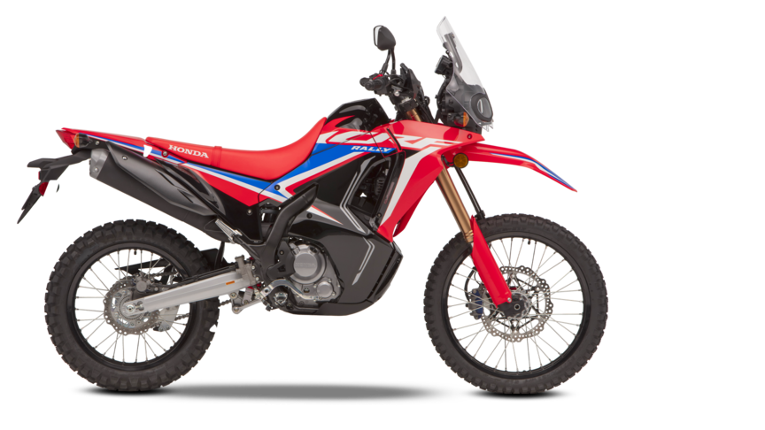 Honda CRF300R with accessories.