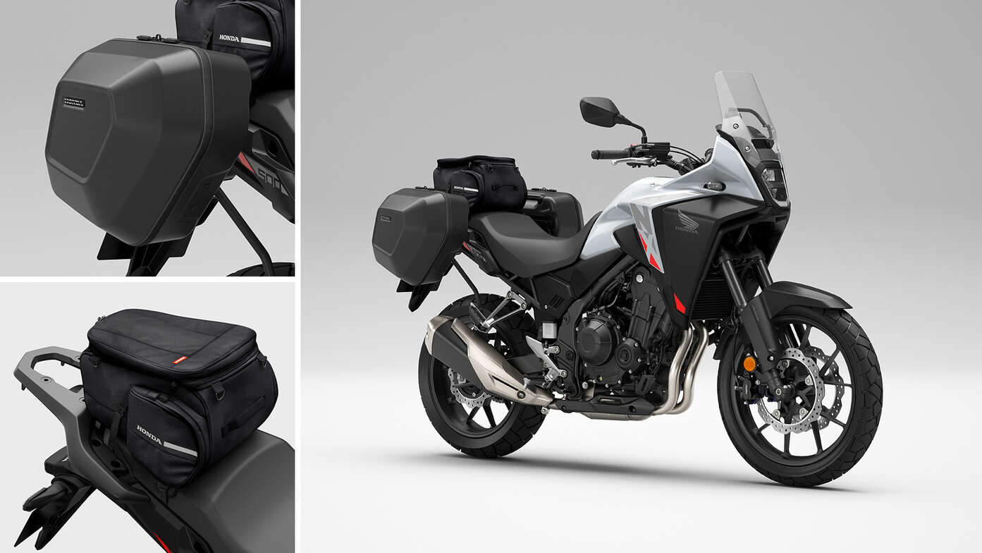 Honda NX500 travel pack