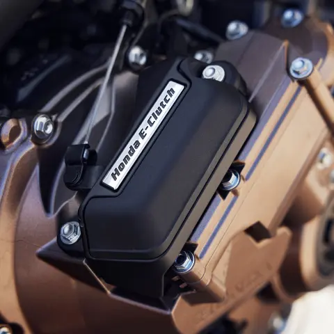 Close up image of Honda E-clutch engine