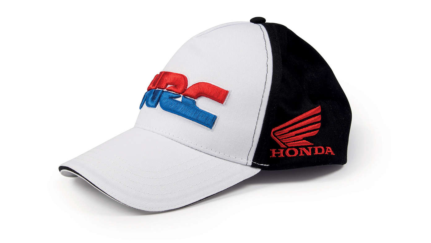 Honda HRC Replica Baseball Cap with HRC colours and logo.