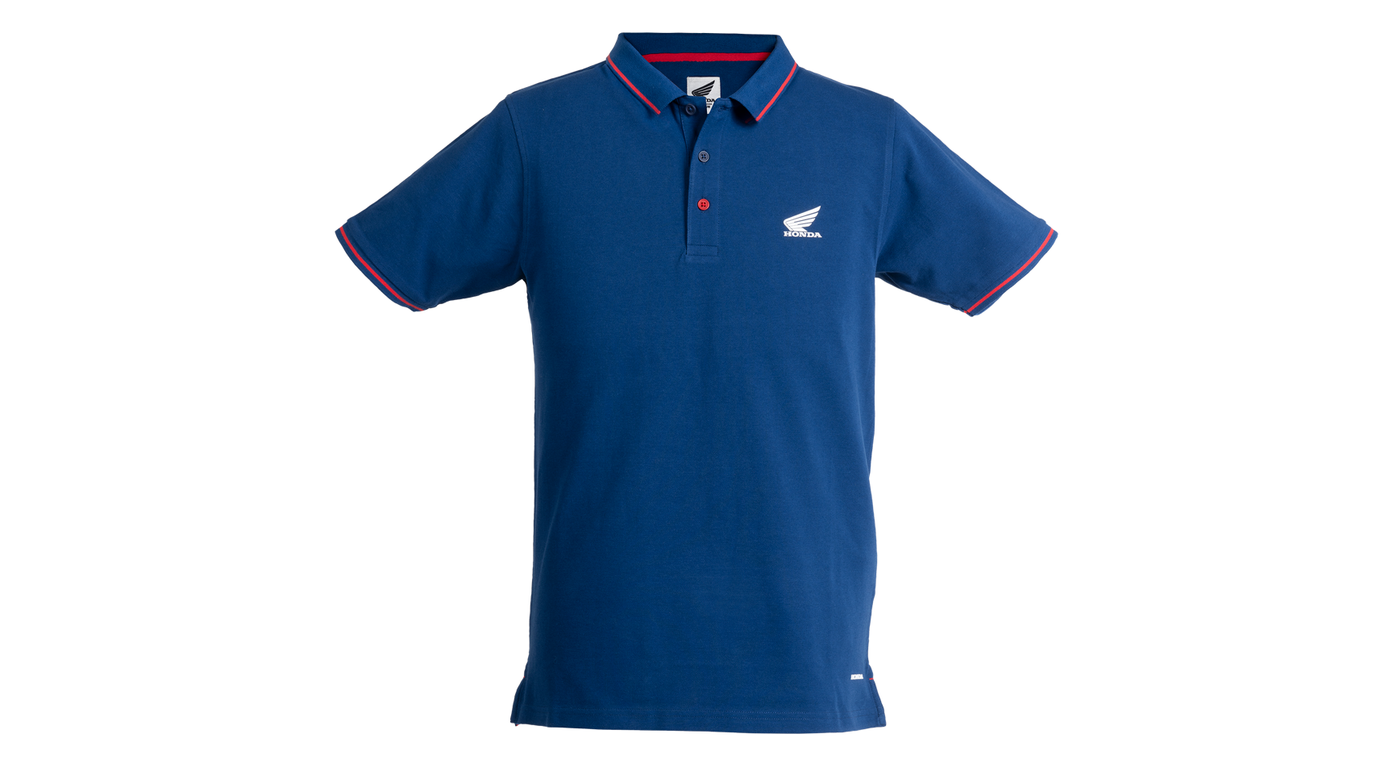 2025 Blue polo shirt