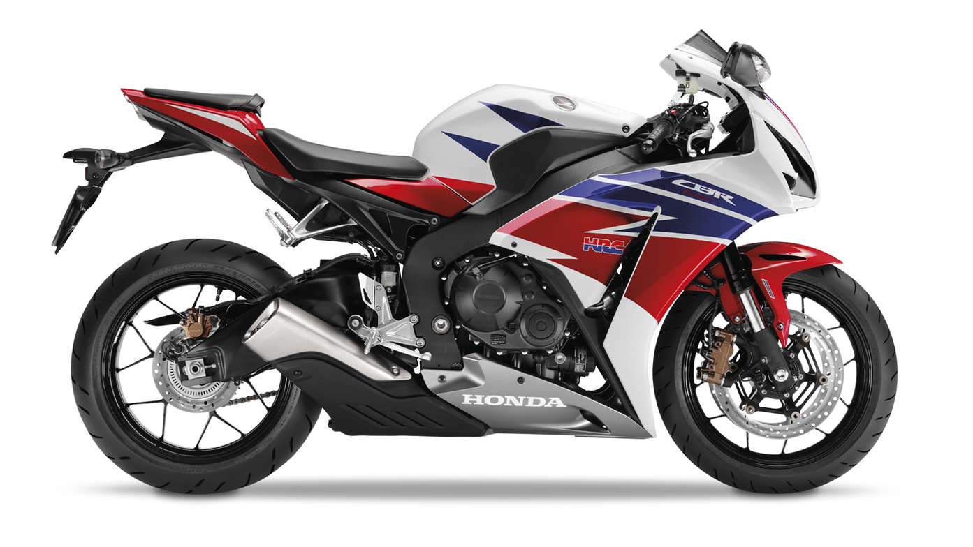 Side facing Honda CBR1000RR Fireblade.