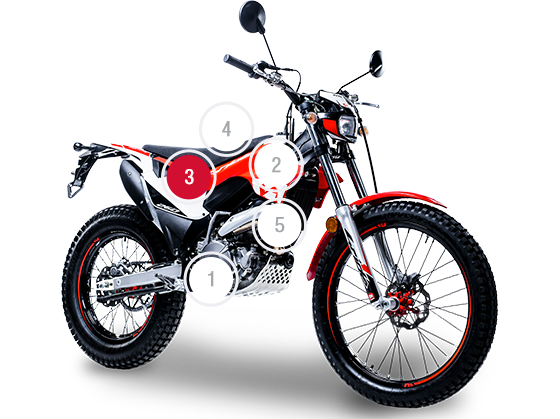 Porte-documents Vintage Honda HM Montesa Trial - Style Rétro Moto Cross