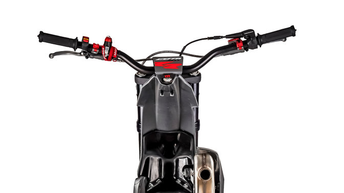 Close up of Honda Montesa Cota 4RT 301RR handlebars from rear.