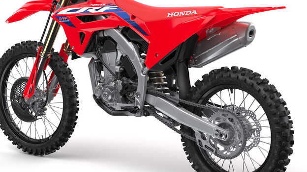 Honda CRF450R Aluminium Twin Spar Frame With New Factory Rider Rigidity Balance.