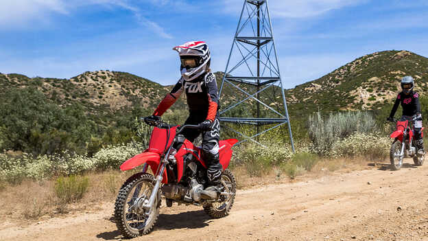 CRF110F Smooth 4 speed transmission