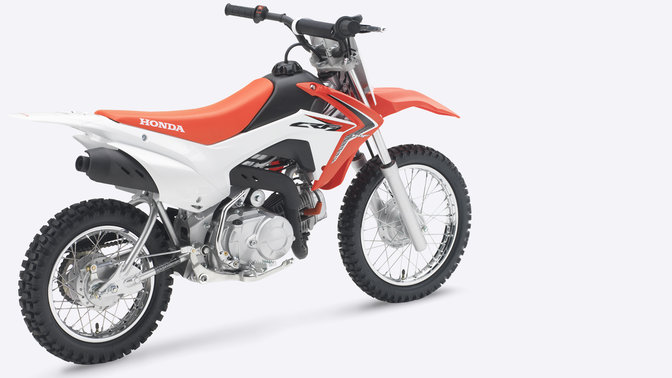 Front, 3-quarter view of CRF110F.