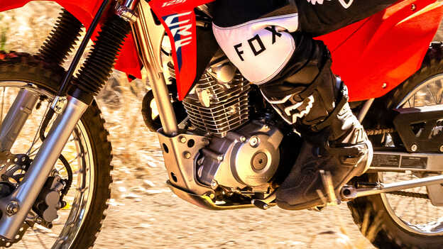 Honda CRF125F 124.9cc four-stroke engine