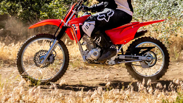 Honda CRF125F 17 and 19-inch wheel