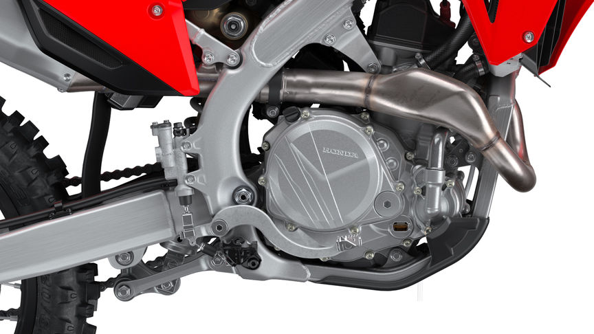 CRF450R Strong, smooth engine performance 