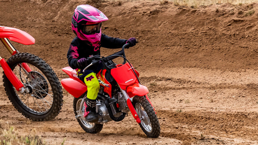 CRF50F | 50cc Mini Dirt Bike - Perfect for Kids | Honda UK