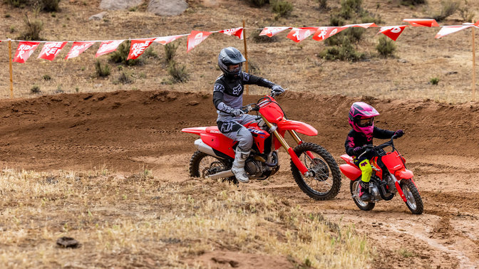 CRF50F easy for the junior rider