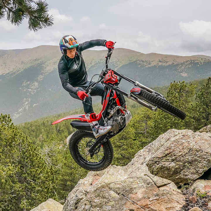 Honda Montesa Cota 4RT 260R being ridden off road.