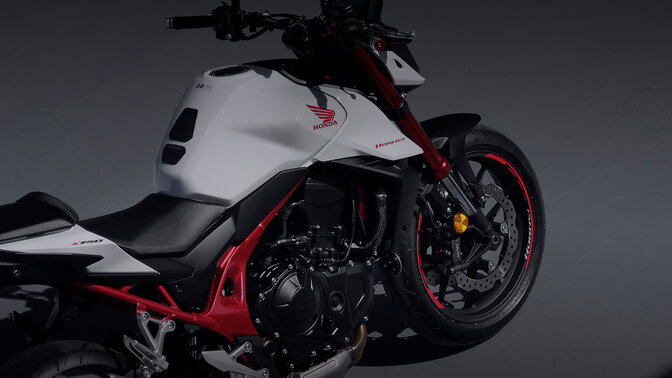 Close up of Honda Hornet