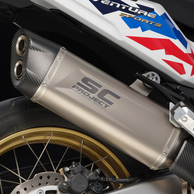 Static Africa Twin SC Project Muffler