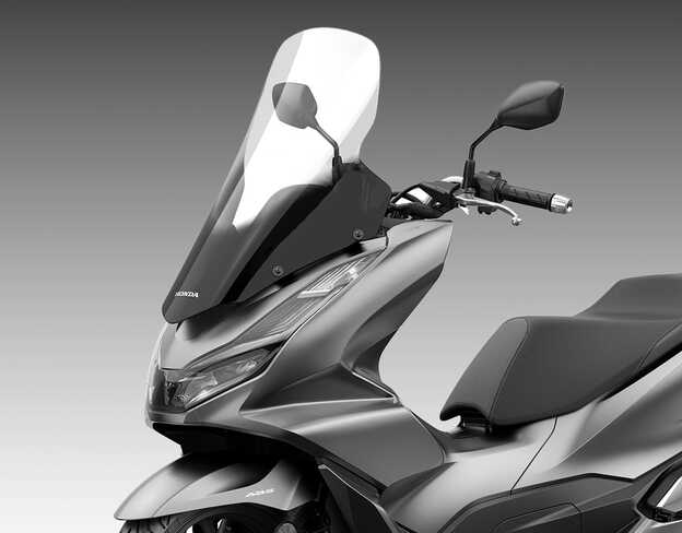 Honda PCX125 windscreen