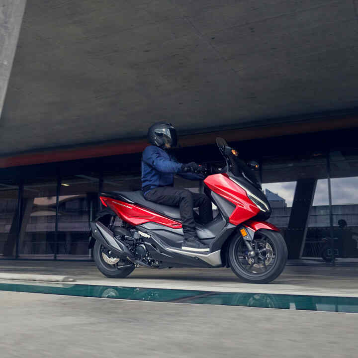 Honda Forza 350 action video frame