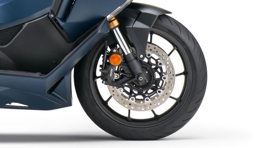 Forza 750, Dual, radial-mount four-piston front brake calipers