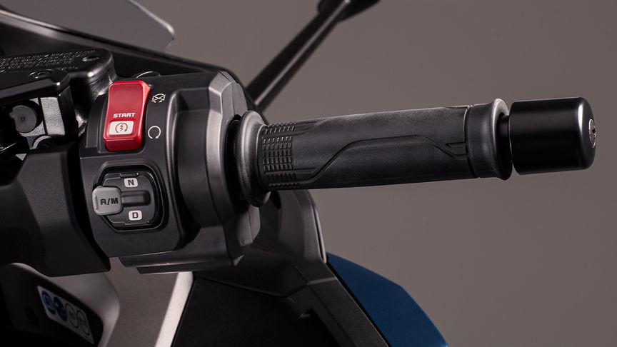 Forza 750, Throttle By Wire control with 3 default riding modes and HSTC