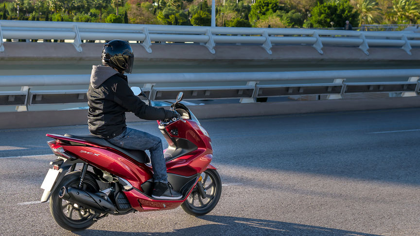 PCX with top box.