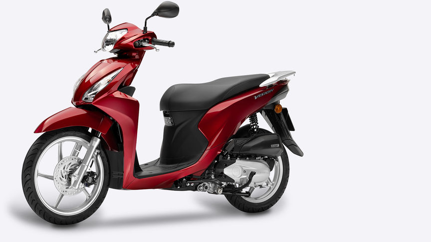 Front three-quarter facing Vision motorcycle.