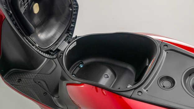 Vision 110 under seat storage