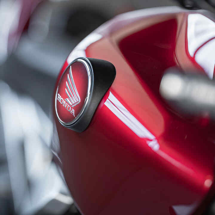 Honda CB1000R close up of fuel tank