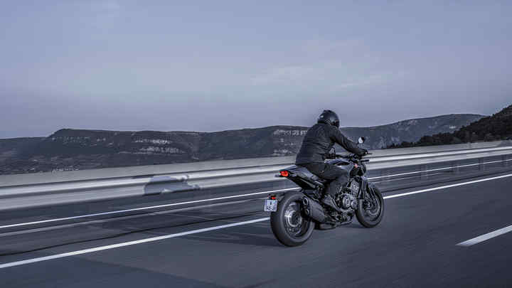 Black motorbike best sale