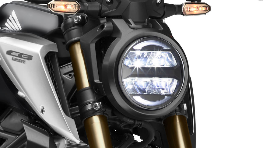 Honda CB125R, Crisp LED lighting