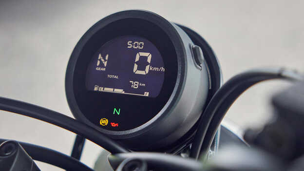 Honda CL500 LCD display.