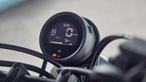 Honda CL500 LCD display.