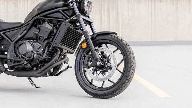 Close up of the High Quality Suspension. 