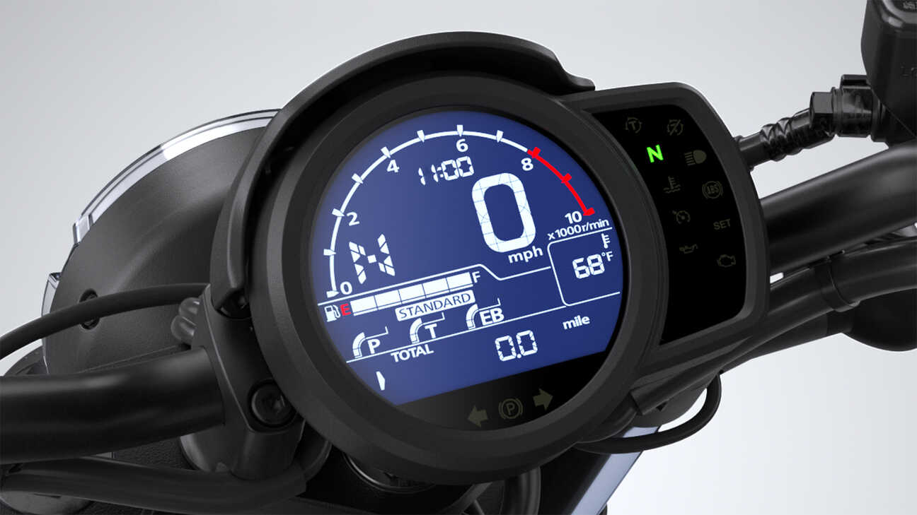 CMX1100, 4 riding modes, 3-level HSTC and Wheelie Control