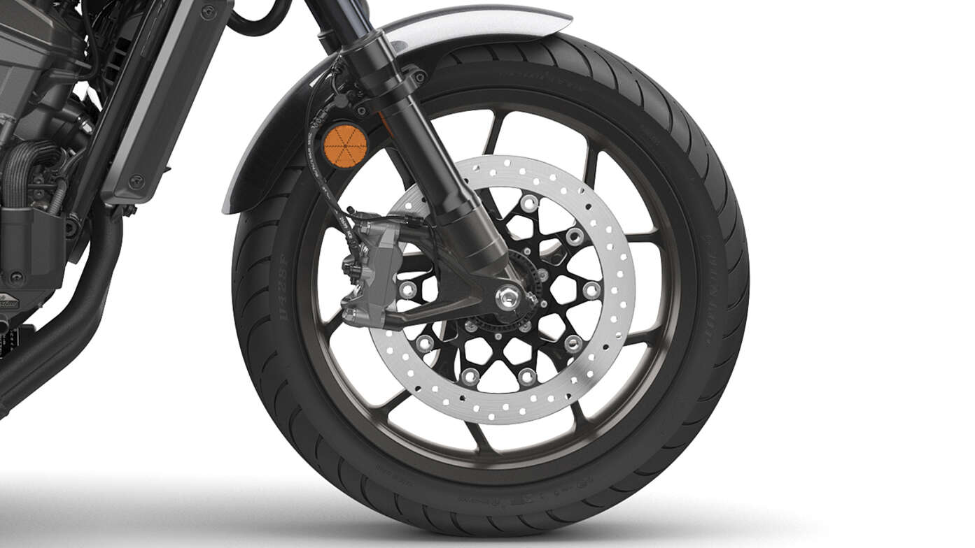 CMX1100, Big brakes and tyres