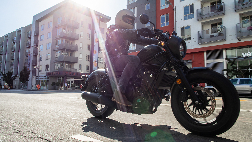 CMX500 Rebel front on shot showing full LED lighting