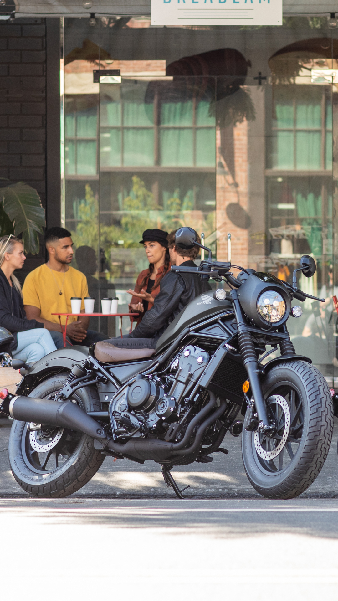 CMX500 Rebel front ¾ in city location