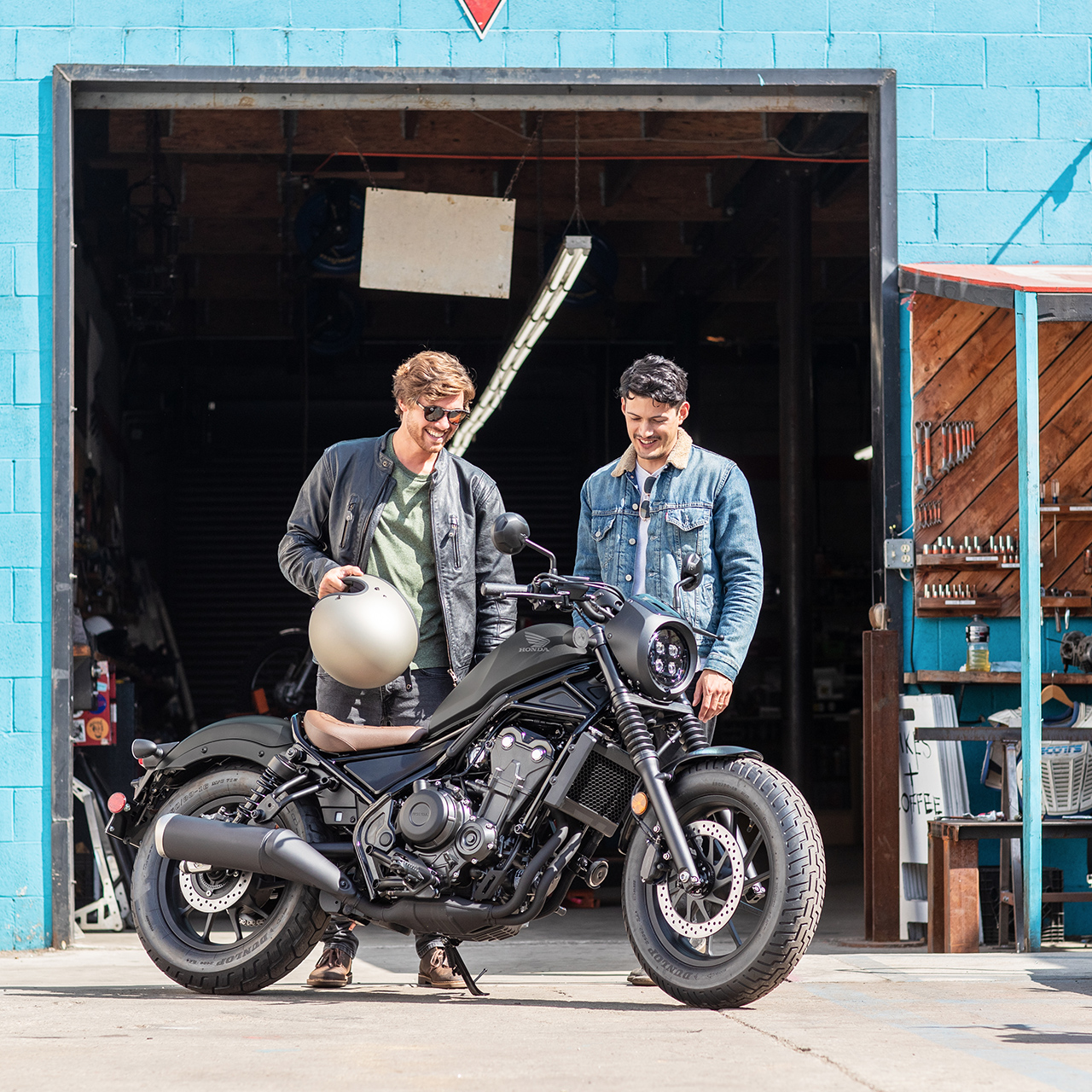 CMX500 Rebel with two riders