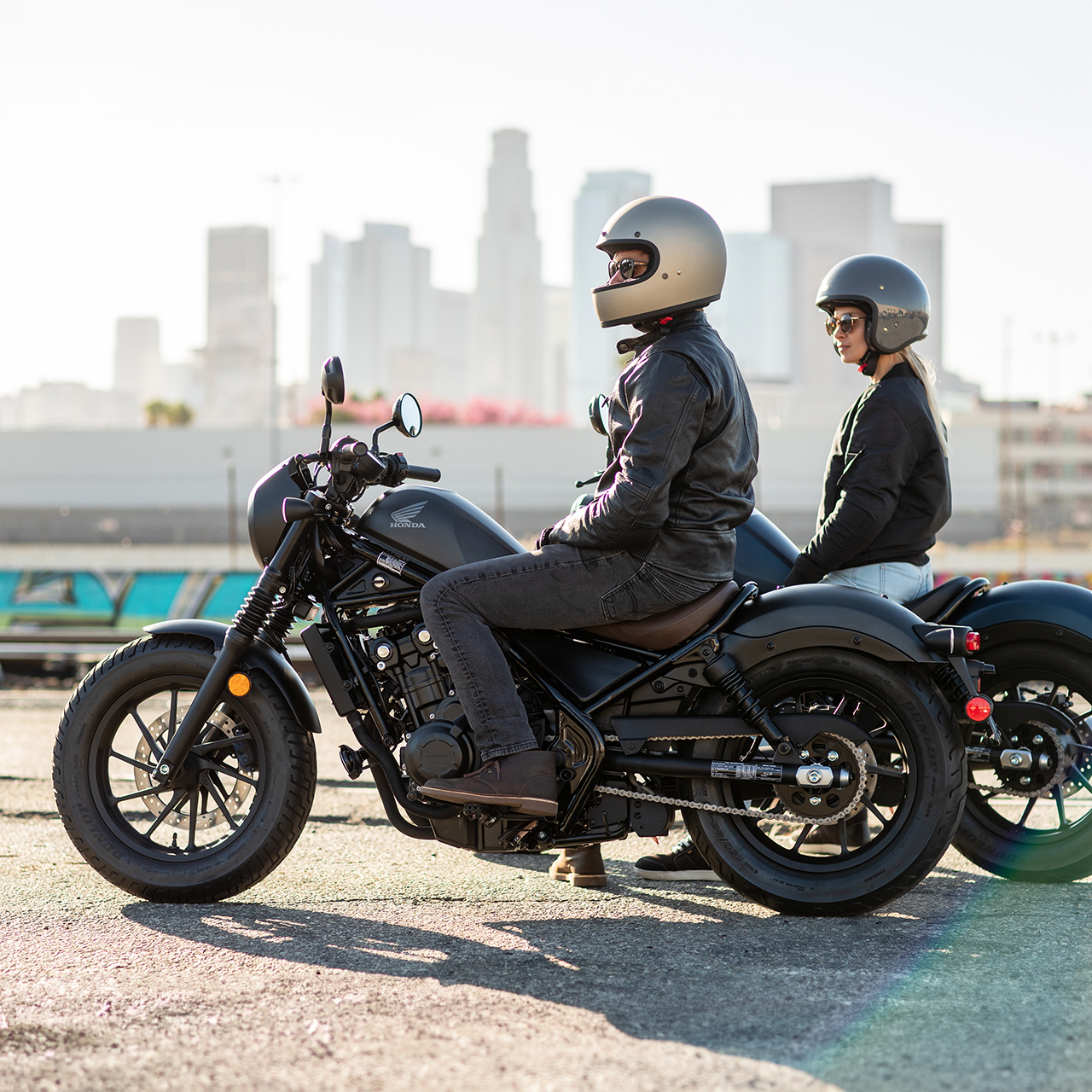 CMX500 Rebel with two riders