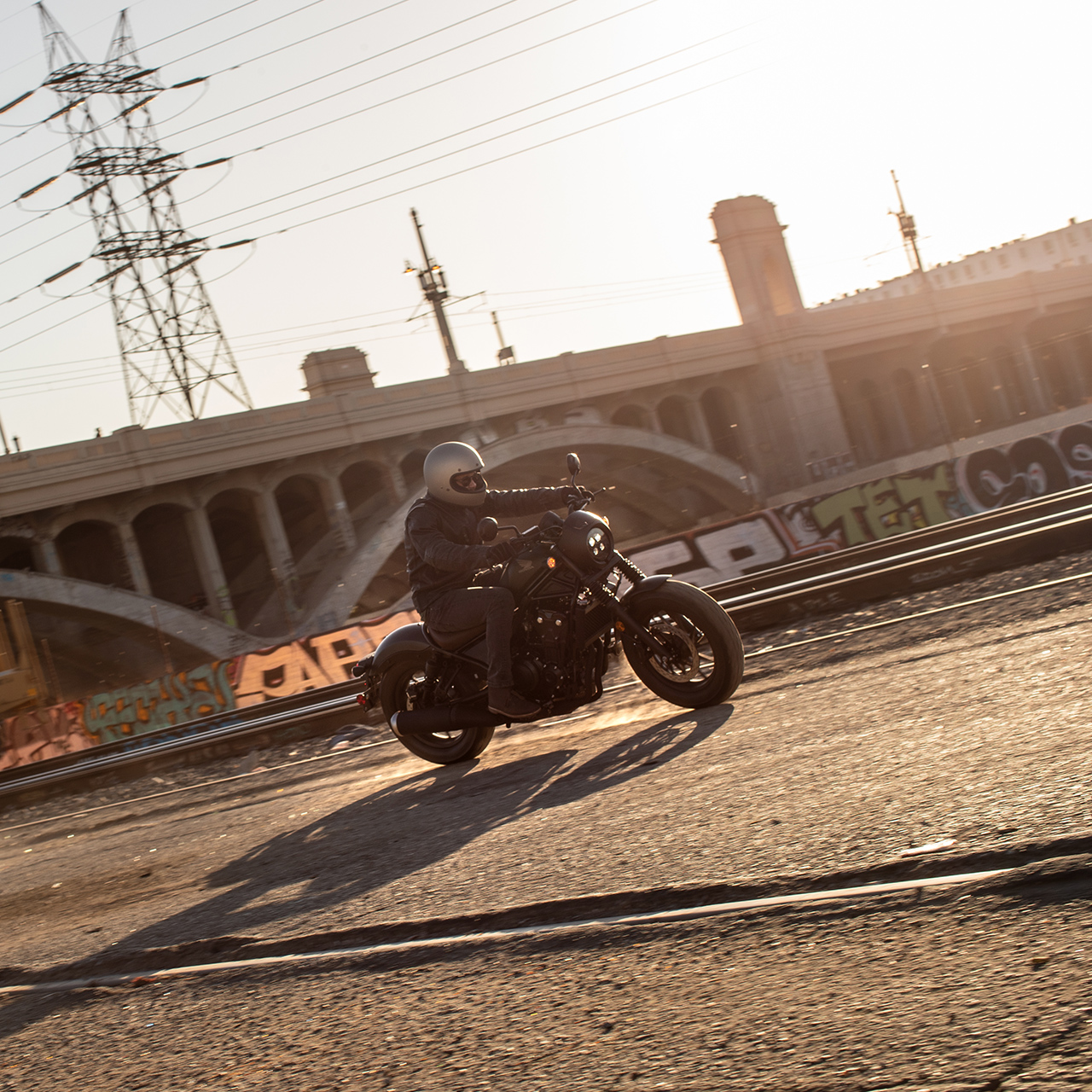 CMX500 Rebel with single rider
