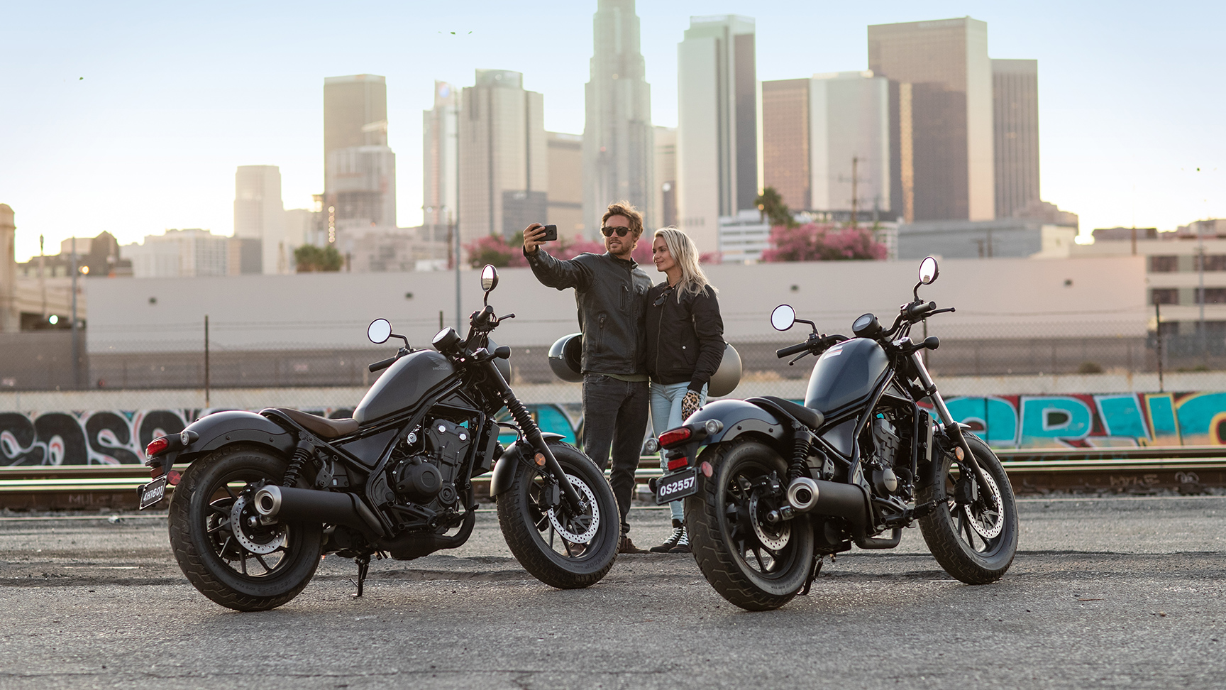 CMX500 Rebel with a couple standing by side