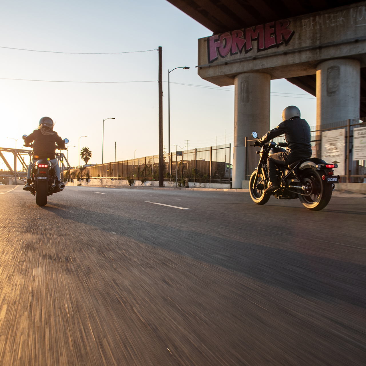 CMX500 Rebel with two riders