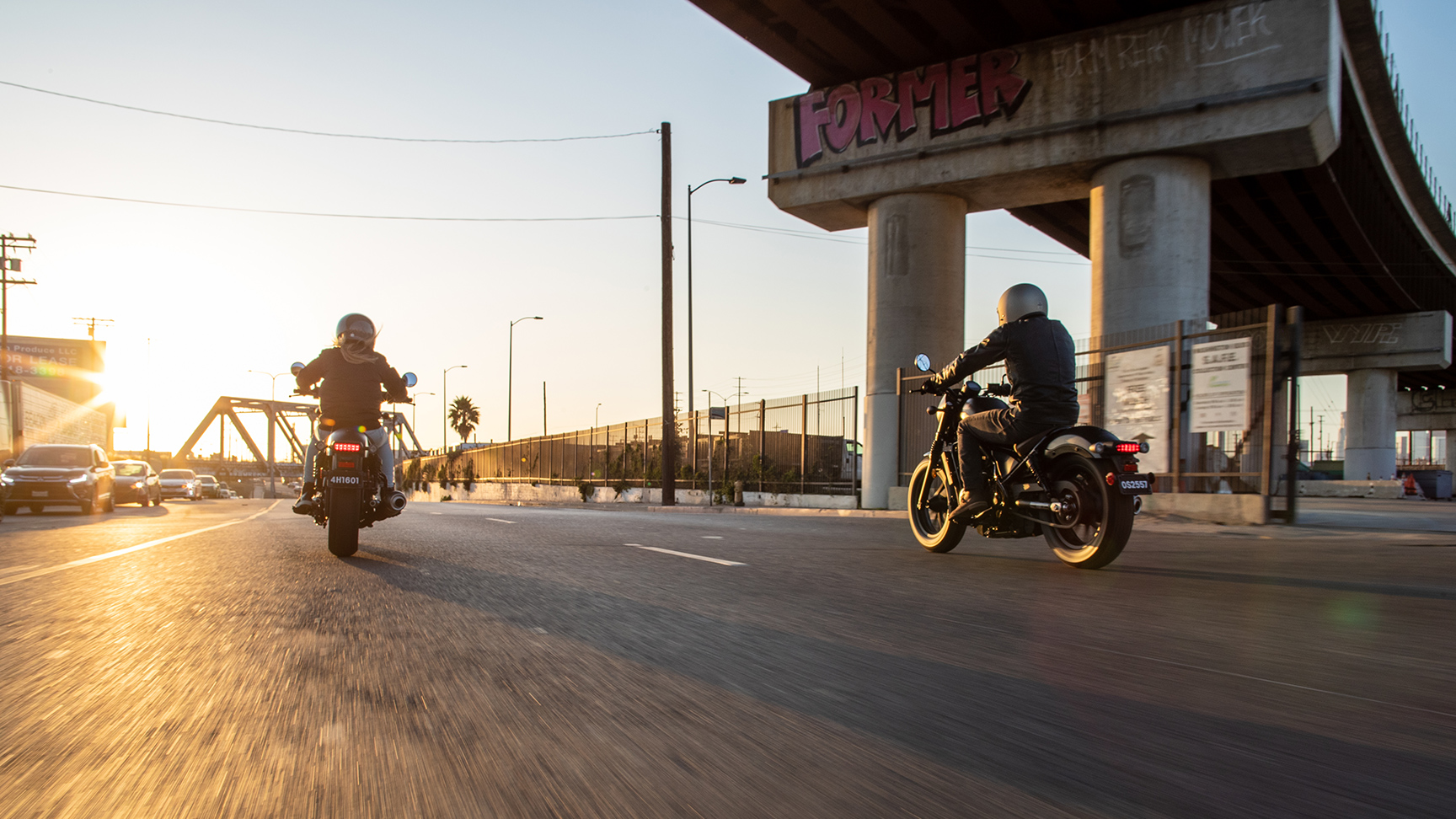 CMX500 Rebel with two riders