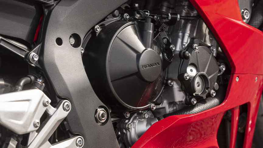 Honda CBR1000RR-R Fireblade focus on four cylinder engine