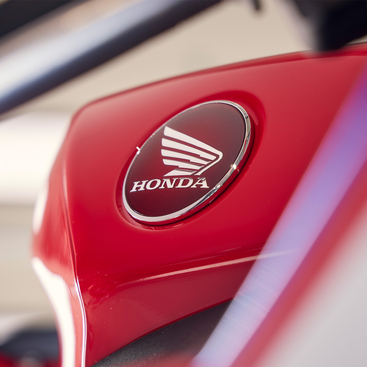 CBR600RR close-up detail of Honda Logo