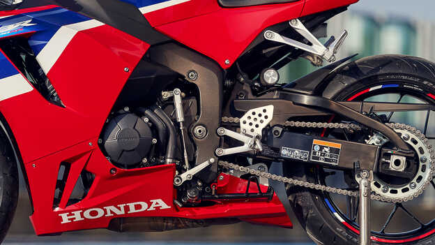 CBR600RR standard-fit quickshifter.