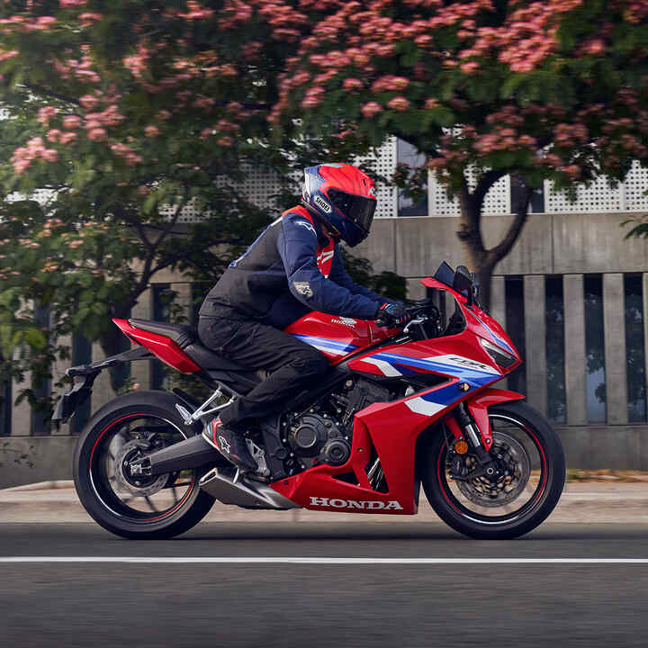 Honda CBR650R static side on shot