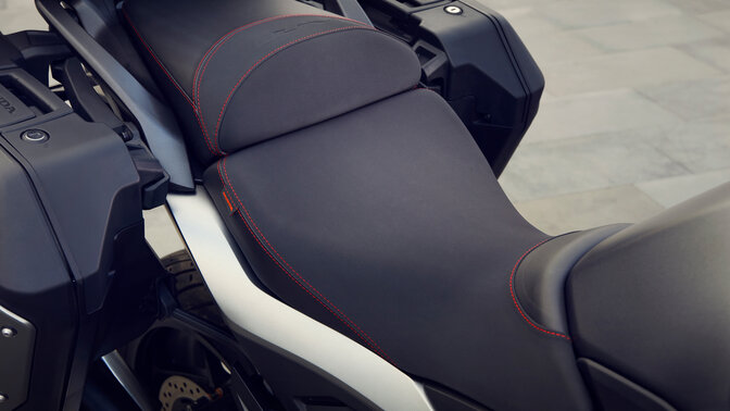 Honda NT1100 Rider and Pillion comfort seats.