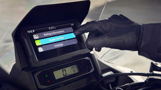 Honda NT1100 Touchscreen with Smartphone Connectivity.