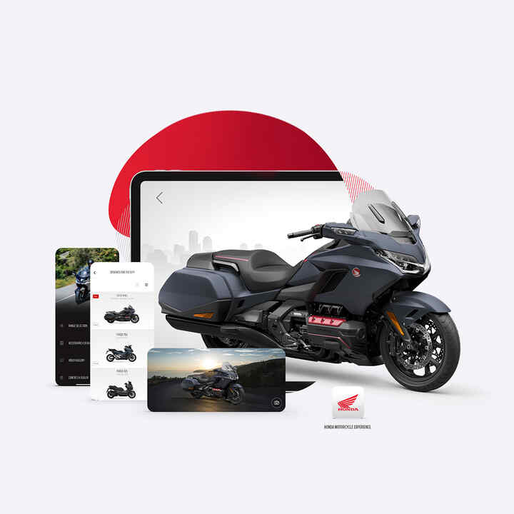 HONDA GL800 gold wing app view