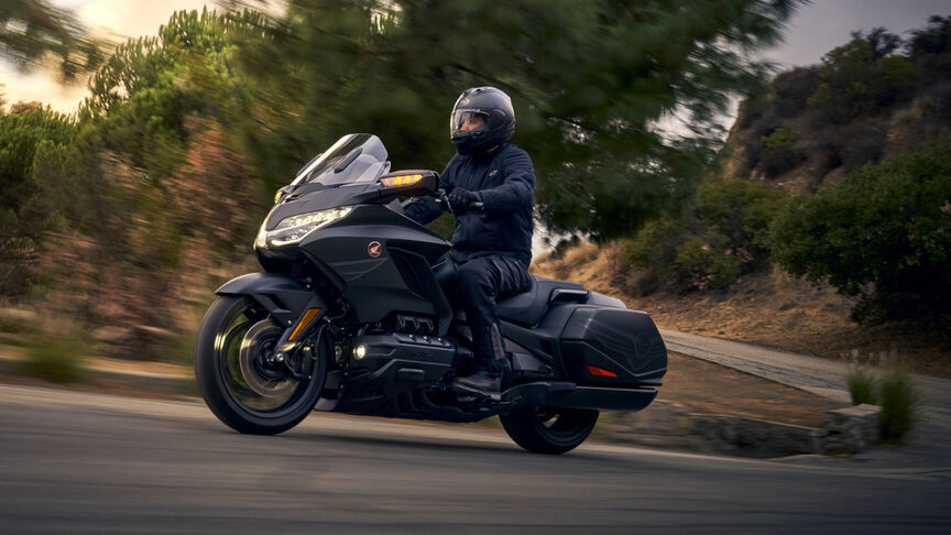 Side view of Honda GL1800 Gold Wing